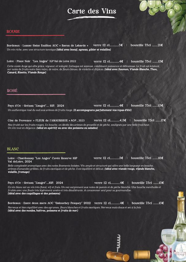 Cap Ô Sud - Menu Image 2